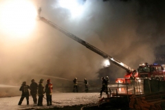 Großbrand am Linzer Flughafen